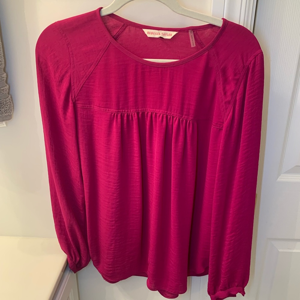 Rebecca Taylor Pink Blouse